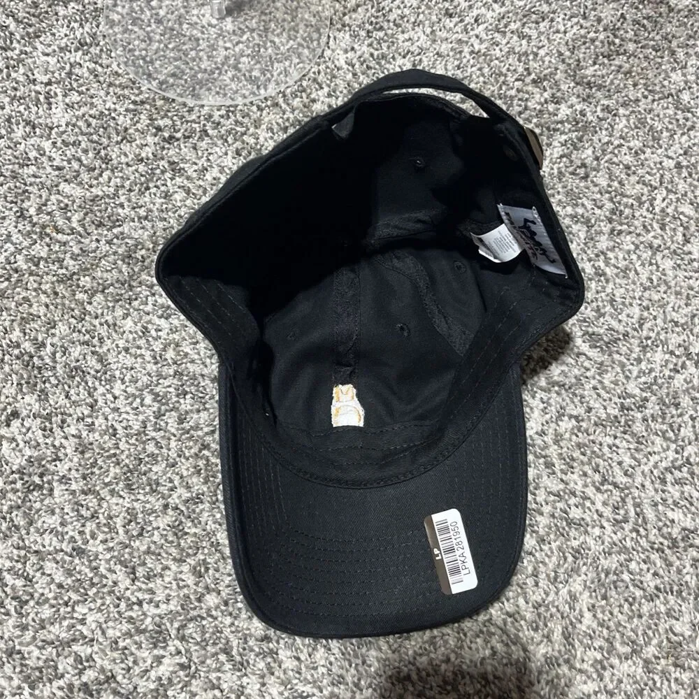 Corgi Dog Butt-Black Adjustable One Size  Baseball Hat/Cap-NWT